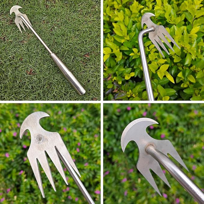 Weed Puller Tool, Weeding Tools Gardening ,Detachable Handle for Easy Carrying and Storage for Vegetable Gardening Backyard Farm Planting & Uprooting Weeding Tool