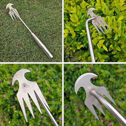 Weed Puller Tool, Weeding Tools Gardening ,Detachable Handle for Easy Carrying and Storage for Vegetable Gardening Backyard Farm Planting & Uprooting Weeding Tool