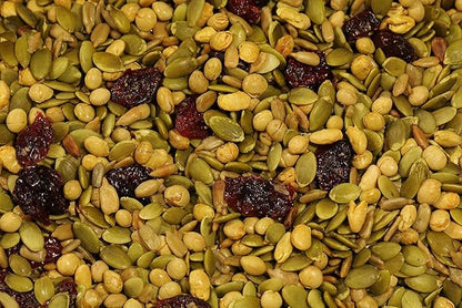 Yupik Mix, Salad Topping, 2.2 lb, A mix of raw pumpkin seeds, sunflower seeds, soy nuts, and cranberries (Pack of 2)