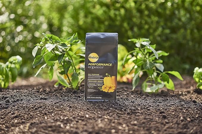 Miracle-Gro Performance Organics All Purpose Plant Nutrition Granules, 1.75 lb. - Organic, All-Purpose Plant Food for Vegetables, Flowers and Herbs - Feeds up to 165 sq. ft.