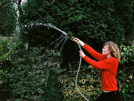 Expandable Metal Garden Hose 75 FT - 304 Stainless Steel Water Hose 75 FT - Heavy Duty non Kinking Flexible Garden Hose, no Bite