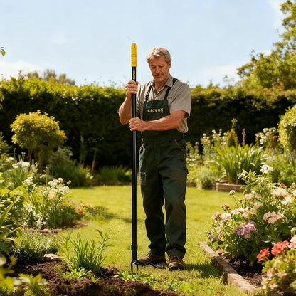 55-Inch Stand Up Weed Puller Tool, 4-Claw Steel Head Design, Long Handle for Dandelions and Crabgrass