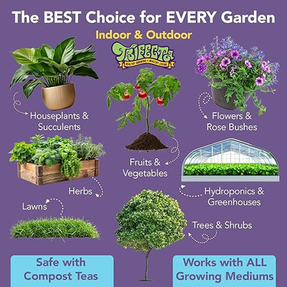 Mycorrhizal Fungi for Soil, Root Stimulator for Plants, Ultra Concentrated Mycorrhizae for Plants Strong Roots & Living Soil, Trifecta Myco Supreme Plant Root Stimulator for Tree, Rose and Flower Care