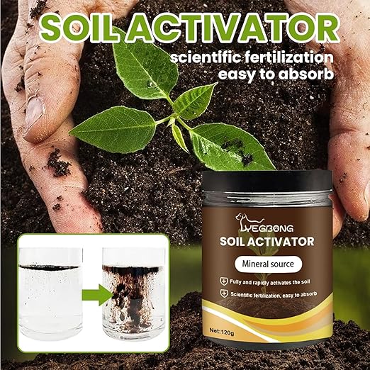 Yegbong Soil Activator, Soil Pro Activator, Nauticos SoilActivator, Organic, Water-Soluble Formula for Optimal Nutrient Uptake & Root Development, Enhance Growth for Vegetables & All Plants (1)