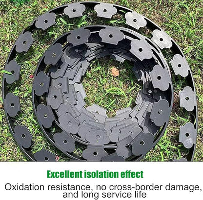 Landscaping Edging,Decorative Garden Fence Border - Border Edging for Lawn with 30 Spikes,for Flower Beds Yard Paver Playground Backyard Porch Landscaping