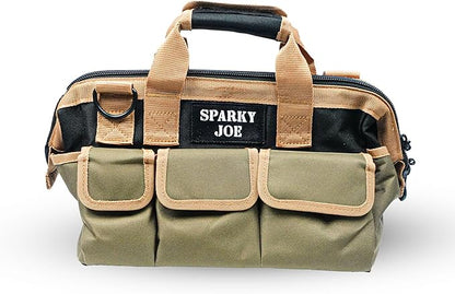 The Ryker Bag Personalized Name 14-inch Tool Bag Organizer gifts for him. Heavy Duty Tool Bags for Men/Women. Wide Mouth Tool Bag Small. 22 Pockets Toolbag mens gifts
