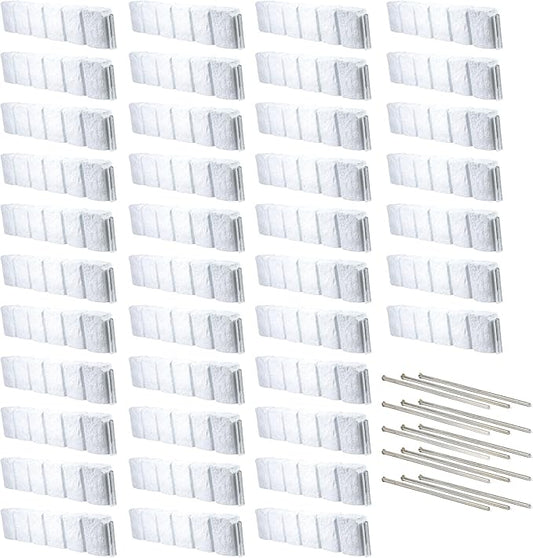 Beuta Landscape Edging | Garden Edging Border | Faux Stone Block XL for Lawn Edging, Flower Beds & Yard Edging – 40 Pack | Each Section Has 6 Blocks 48" L x 4" W x 9.5" H | 120 Spikes | Limewash