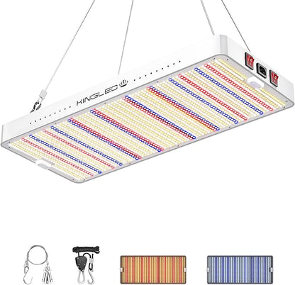 KINGLED KP4000 LED Grow Lights with Yield LEDs 5x5ft Coverage Full Spectrum Grow Lights for Indoor Hydroponic Plants Greenhouse Growing Lamps Veg Bloom Daul Mode