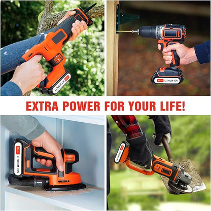 2Pack 4.0Ah 20V MAX LBXR20 Compatible with Black and Decker 20V Lithium Battery LB2X4020 LBXR2020-OPE LBXR20-OPE2 LBXR20B-2 LB2X3020-OPE LBXR20BT 20 Volt Max Cordless Power Tools