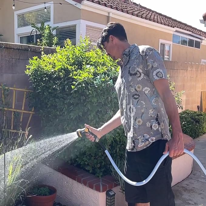 Atlantic Heavy Duty Garden Hose 100 ft x 5/8 Inch Green Color Water Hose. (100 Feet)