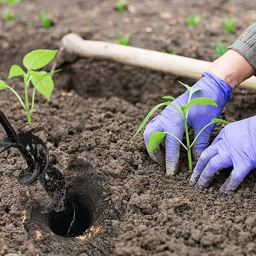 Garden Auger Drill Bit for Planting – 1.6x9 Inch Garden Auger,Rapid Planter Bulb & Bedding Plant Auger for 3/8" Hex Drive Drill – Ideal Bulb Planter Tool for Tulips