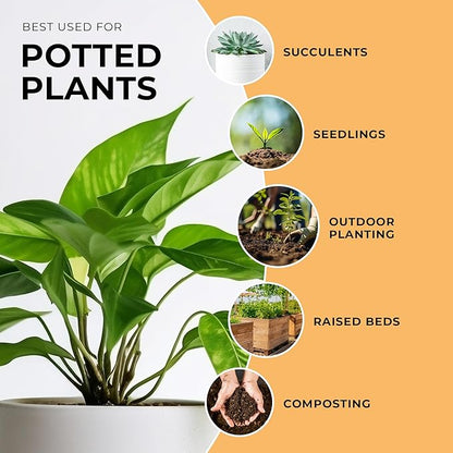 Mycelium Coco Coir Brick I Expandable Organic Coconut Fiber Substrate I Plants Potting Soil Mix for Indoor & Outdoor Gardening, Succulents & Cactus I OMRI Certified & Non-GMO Soil Alternative, 10lbs