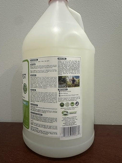 Mosquito Magician Ready to Use Liquid Solution – Kills Mosquitoes, Fleas & Fire Ants – Use with Mosquito Foggers, Sprayers & Misting Systems – Pet & Yard Safe for Lawns, Patios, Outdoors, 1 Gal - Mint