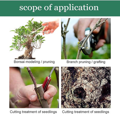 Tree Wound Sealer, Tree Pruning Sealer, Bonsai Cut Paste, Grafting Paste Grafting Wax, Tree Wound Dressing for Trees, Shrubs, Roses (1PCS)