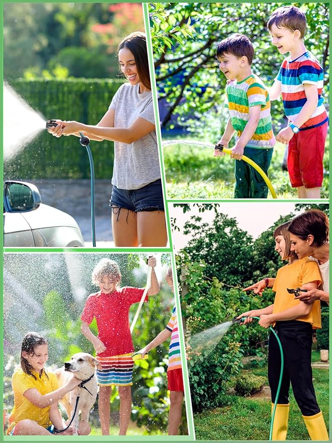 12 Pack 3/4'' Plastic Garden Hose Shut Off Valve - Standard Shutoff Ball Valve Thread Connector Coupling for Telescopic Pipe, Gun, and Water Control