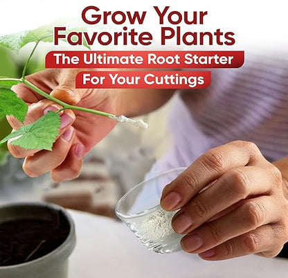 Hormex Rooting Powder #1, 3, 8, 16 (0.10-1.6 IBA) - Rooting Hormone for Delicate & Common Houseplants to Hardwood, Medicinal Plants & Tree Cuttings - Root Stimulator for Plant Cloning & Propagation