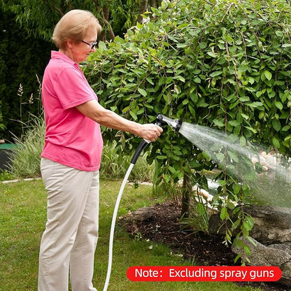 SPECILITE Stainless Steel Garden Water Hose 25 FT, Flexible and Lightweight Pipe, Non-Expandable Heavy Duty Metal Waterhose with Brass Fittings for Reel, Yard, Outdoor, Boat