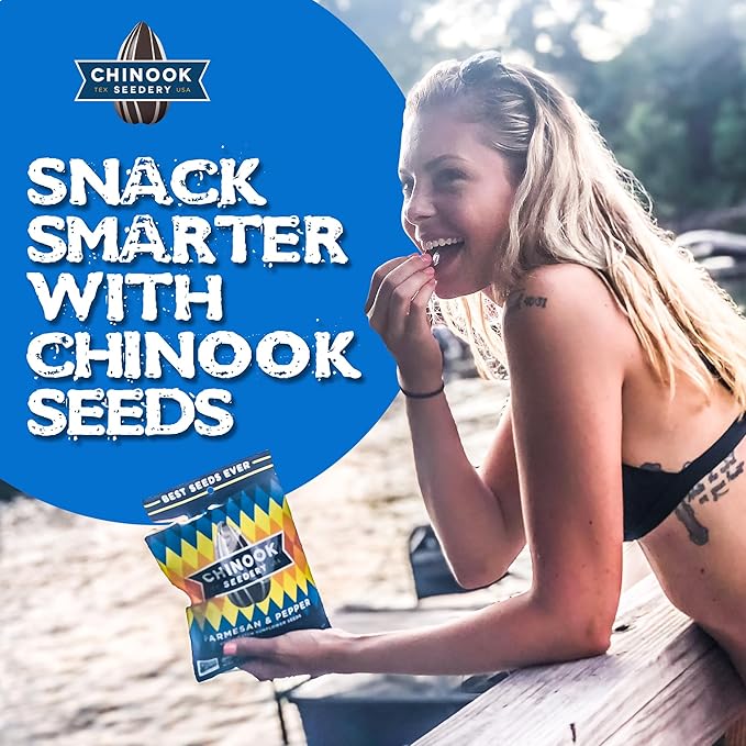 Chinook Seedery Roasted Sunflower Seeds - Jumbo Seeds Keto Snacks - Best For Snack Packs - Gluten Free, Non GMO Snack Food Gifts - 4 Ounce (Pack of 3) - Bring the Heat Variety Pack