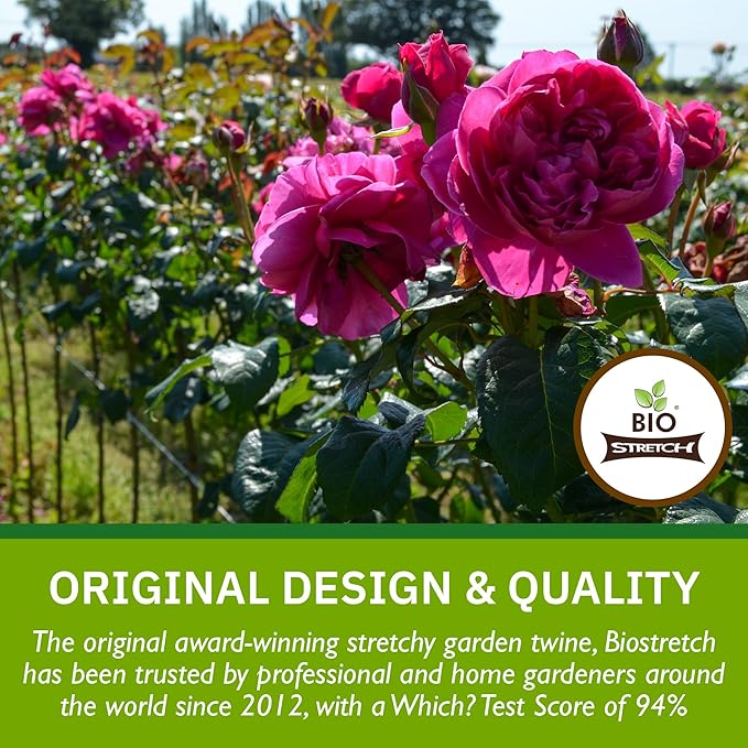 Extra Wide Soft Tree Ties - Strong & Stretchy Support for Large Plants & Young Trees - Cut-to-Length Green Garden Tape for Home & Professional Gardening (52 ft / 16M)