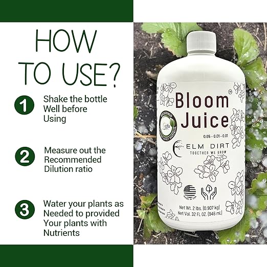 Elm Dirt's Bloom Juice for All Flowering Plants (1-32 oz Bottle)