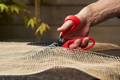 FELCO 455 Floral Scissors – 8.97" Non-Stick Stainless Steel Shear for Flower Arranging & Crafting | Flower Scissors for Cutting Fresh Flowers | Floral Shears with Handle, Blade Ruler | Ergo Right Hand