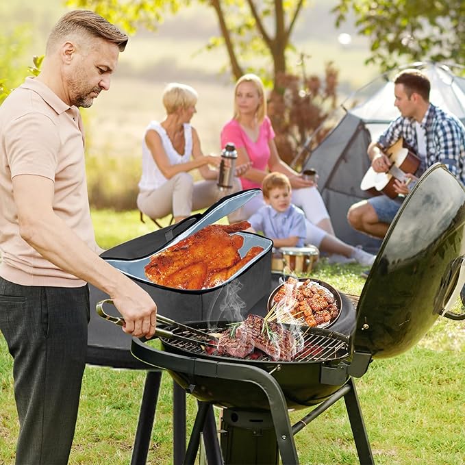 BBQ Blanket for Resting Meat,Reusable BBQ Resting Bag for Meat,Meat Brisket Resting Bag,Meat Blanket for Resting Large Barbecue Resting Blanket For Outdoor Smoker and Grilling