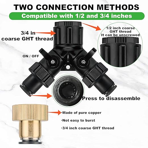 98 Ft Drip Irrigation System,360°Bendable Drip Irrigation Kit,25 Nozzles and 27 Quick Connectors,Automatic Garden Irrigation System,Adjustable Atomizing System for Plants, Greenhouse,Yard,Lawn