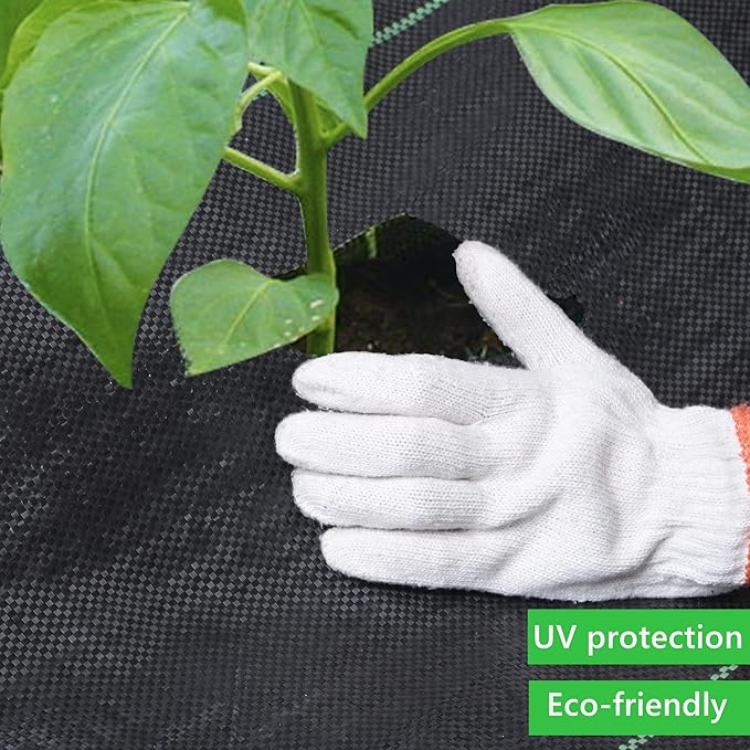 6ftx330ft Weed Barrier Landscape Fabric Heavy Duty,Garden Weed Blocker Fabric,Landscaping Fabric Ground Cover,Geotextile Fabric for Underlayment,Commercial Driveway Fabric