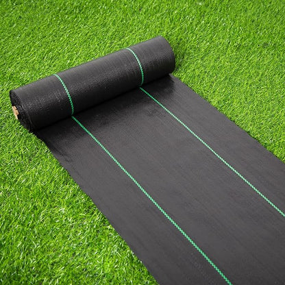 Garden Weed Barrier Landscape Fabric,Weed Block Fabric Heavy Duty 3.2OZ,Woven Mulch for Landscaping Ground Cover Weed Control Fabric, Black Garden Bed Liner (1.4ft x 200ft)