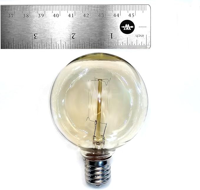 Hometown Evolution, Inc. Commercial Edison Bulb Outdoor String Lights with Hand-Threaded Filament (G60 Lantern Edison - Commercial Black Wire, 50 ft)