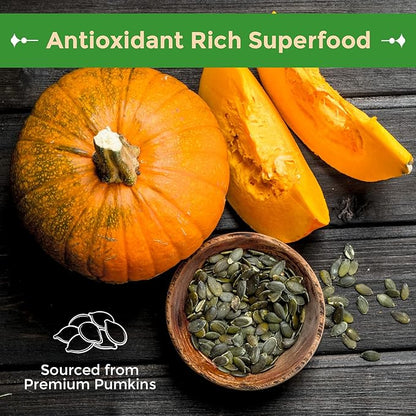 Sincerely Nuts - Raw Unsalted Shelled Pepitas Pumpkin Seeds | Healthy Antioxidant All Natural Snack Food or Toppings | Vegan, Kosher, Gluten Free Food | High in Protein 3(LB) Bag