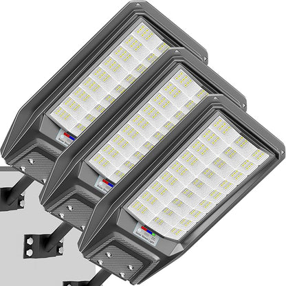 3‑Pack Solar Street Lights Outdoor, 9800W Super Bright LED Solar Powered Street Lamps with Motion Sensor, Dusk to Dawn, IP66 Waterproof for Yard, Garden, Parking Lot, Driveway, Farm