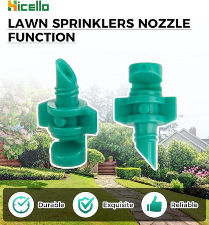 100PCS 180 Degree Misting Nozzle Irrigation, Sprinklers Sprayer for Garden Irrigation System, Micro Sprayer Refraction Automizing Drippers