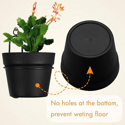 Gardzen Hanging Planters, Hanging Pots Holder for Plants Outdoor & Indoor, Plant Hangers for Plant Flower, L