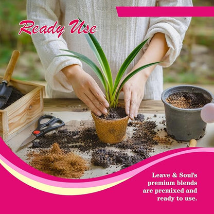 Orchid Potting Mix with Orchid Bark 1QT - New Upgraded Formula for Superior Drainage & Breathability | Premium Soil for Healthy Roots