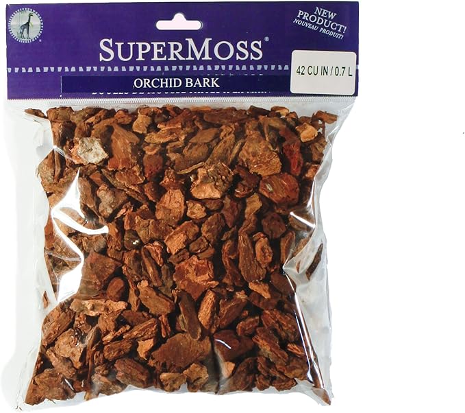 SuperMoss (23202) Orchid Potting Bark, Natural, 2oz