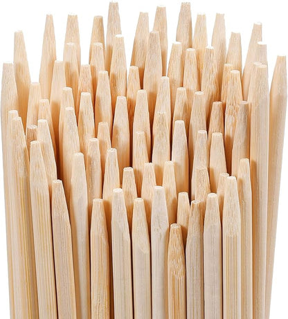 Smores Sticks 36" Long 5 mm Thick, 120 PCS Marshmallow Roasting Smore Sticks Bamboo, Disposable Marshmellow Sticks Camping Heavy Duty SMores Skewers for Outdoor Fire Pits Campfires Hot Dog Sausage
