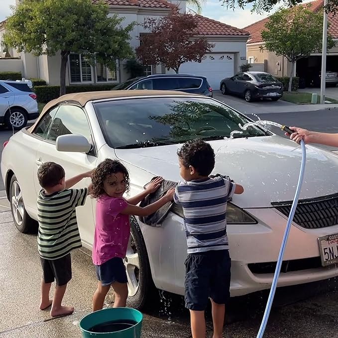 Atlantic Heavy Duty Garden Hose 25 ft x 5/8 inch Blue Color Water Hose (25 Feet)