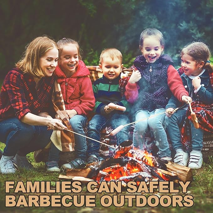 Suclain 700 Pcs 30" Long 5mm Thick Marshmallow Roasting Sticks, Smores Sticks Bamboo Skewers BBQ Kabob Grilling Barbecue Roasting Camping for Outdoor Fire Pits Campfires