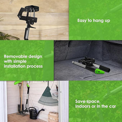 ORIENTOOLS Weed Puller, Stand Up Weed Puller, 32 to 41 inch Long Handle, Upgrade Detachable Telescopic Handle Garden Weeding Tool with 4 Claws for Labor Saving Dandelions Remover Tool