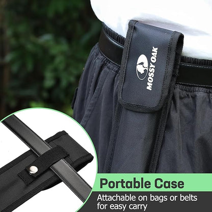 MOSSY OAK Folding Saw - 7 Inch Pruning Handsaw with Pouch, D6A & M2 Bimetal Saw Blade, Hunting Saw Foldable for Deer, Tree, Wood, and Limb Cutting