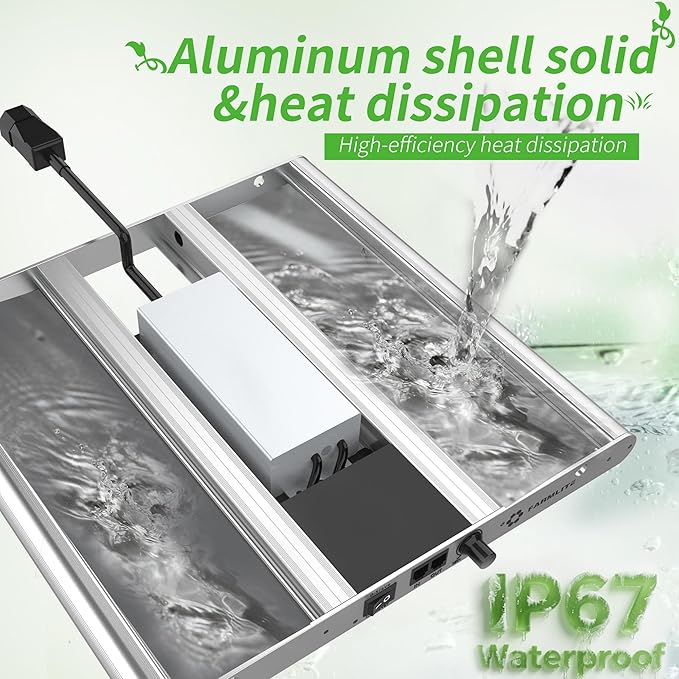 FARMLITE Grow Light for Indoor Plants Quantum Board Grow Light Full Spectrum Led Grow Lights Growing Lamp Daisy Chain Dimmable (120Watts)