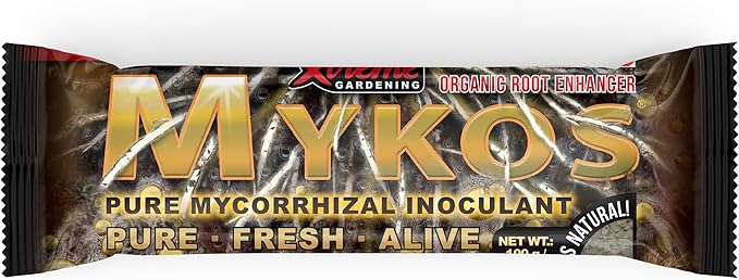 Xtreme Gardening Mykos 100g/3.5oz | Concentrated Mycorrhizal Fungi Root Stimulator for Plants | Organic Mycorrhizae Root Booster for Stronger Roots & Bigger Growth