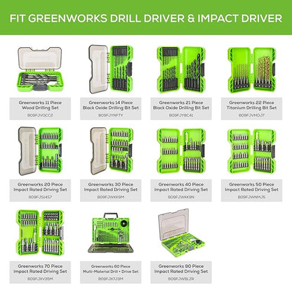 Greenworks 24V Brushless 1950 in./lbs Impact Driver, 1/4-inch Hex Variable Speed, Tool Only