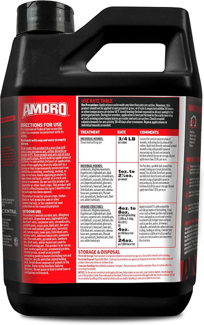 Amdro 100550427 Ant Killer for Outdoor Home Perimeter 24 oz, Black Label