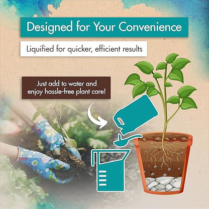 1 Gallon Organic Fish Emulsion Fertilizer for Plants - Ideal Liquid Fish Fertilizer for Plants, Flowers, Fruits & Vegetables, 2-3-1 NPK - Sustainably Sourced and Hydrolyzed for Steady Growth