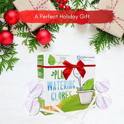 LGL Plant Watering Globes - Automatic Self Watering Globes. Decorative Self Watering Planter Inserts. Self Watering Spikes to Support Plant Health. 4 Pack x 200ml.