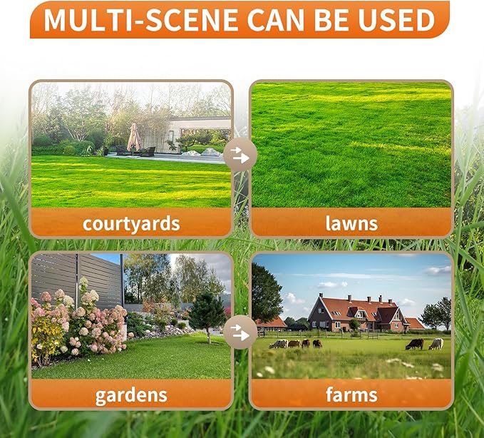 Weeding Sickle, Stainless Steel Long-Handled Lightweight Sickle, Serrated Double-Edged Steel Grass Sickle, Extended Upright Weeding Scythe, for Garden Yard Gardening Pruning