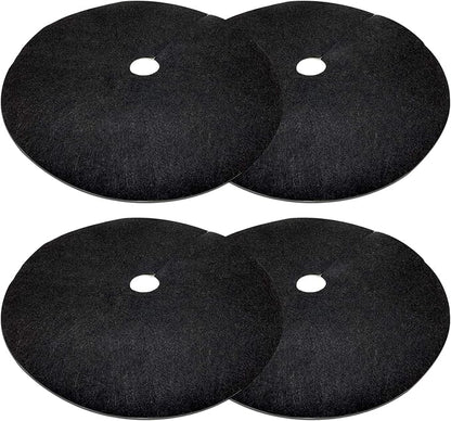 EBaokuup 4 Pack 32.3 Inch Non-Woven Tree Mulch Ring - Degradable Tree Protector Mat, Reusable Tree Weed Barrier Mat for Weed Control Root Protection