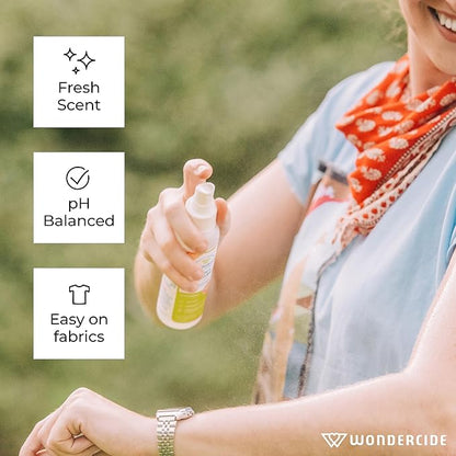 Wondercide - Mosquito, Tick, and Insect Repellent with Natural Essential Oils - DEET-Free Bug Spray and Killer - Safe for Family - Lemongrass 2-Pack of 4 oz Bottle